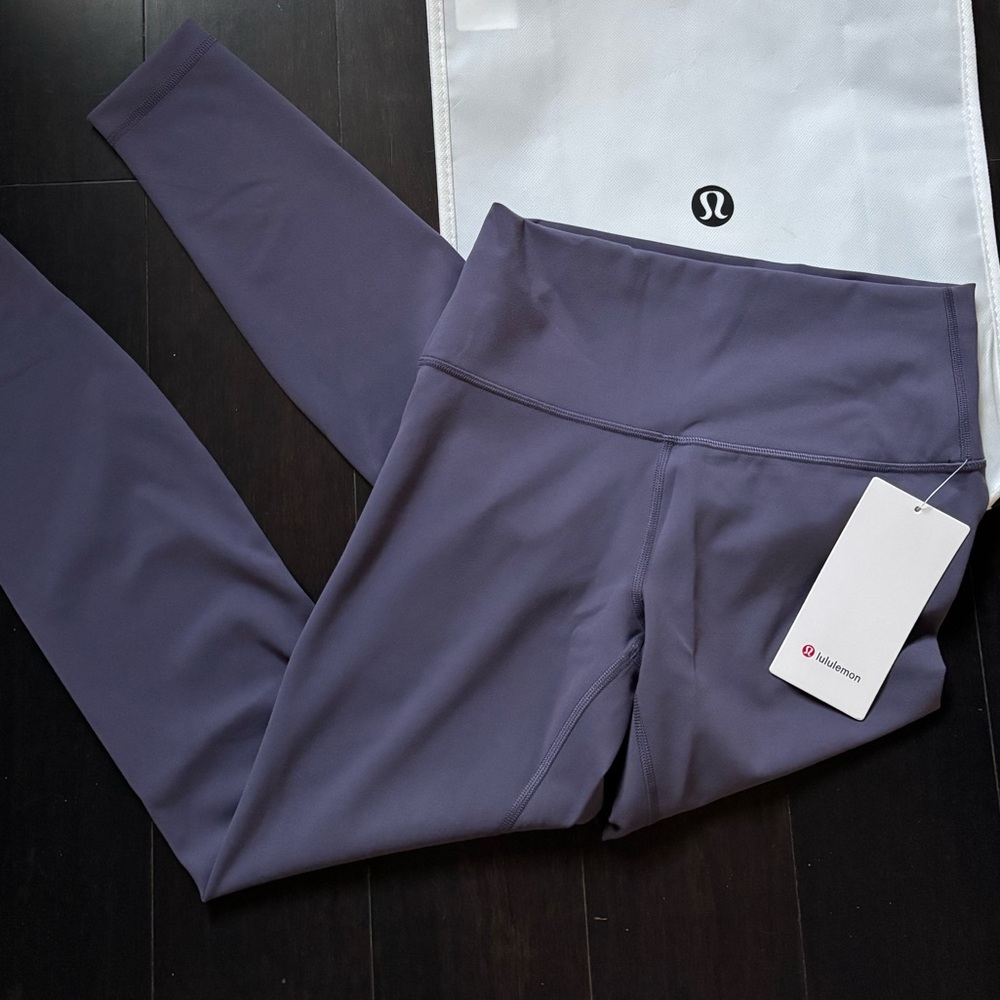 LULULEMON WUNDER TRAIN HR LEGGINGS 28” in NIGHTFALL SZ 8 NWT
